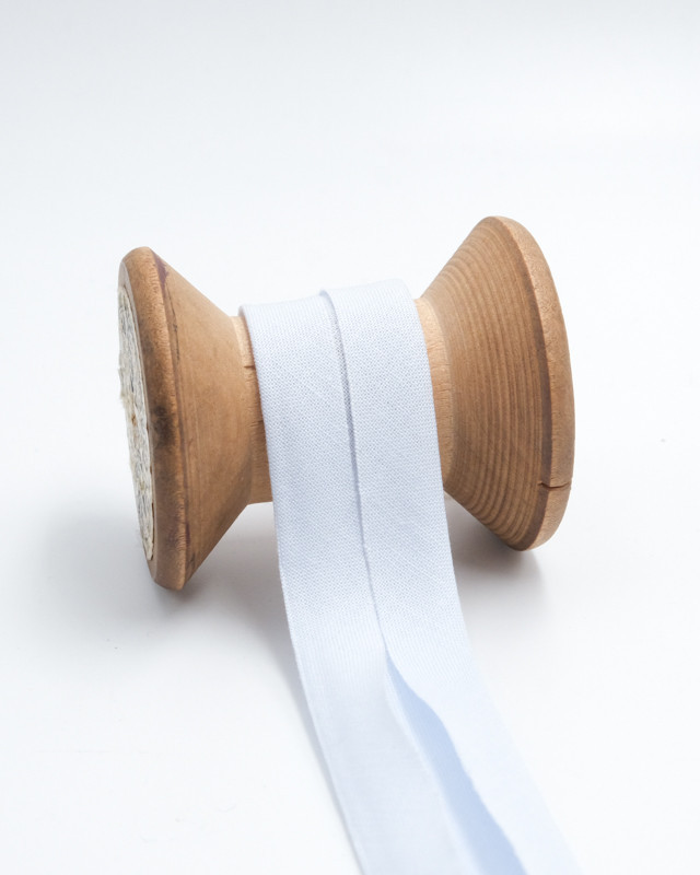 Biais couture 100% coton bio bleu - Mercerine