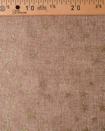 Tissu étoile - Toile de jute - Tissu au metre - Mercerine