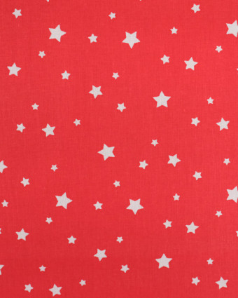 Tissu étoile - Rouge - Zetoile - Mercerine