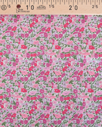 Tissu Liberty Fabrics Poppy forest C Rose  - Mercerine