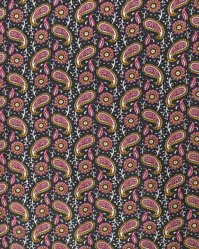 Foulard avec imprimé animalier couleur rose foncé | Liu Jo