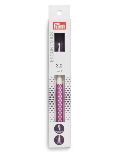 Crochet pour laine - Ergonomique - 3mm - Prym - Mercerine