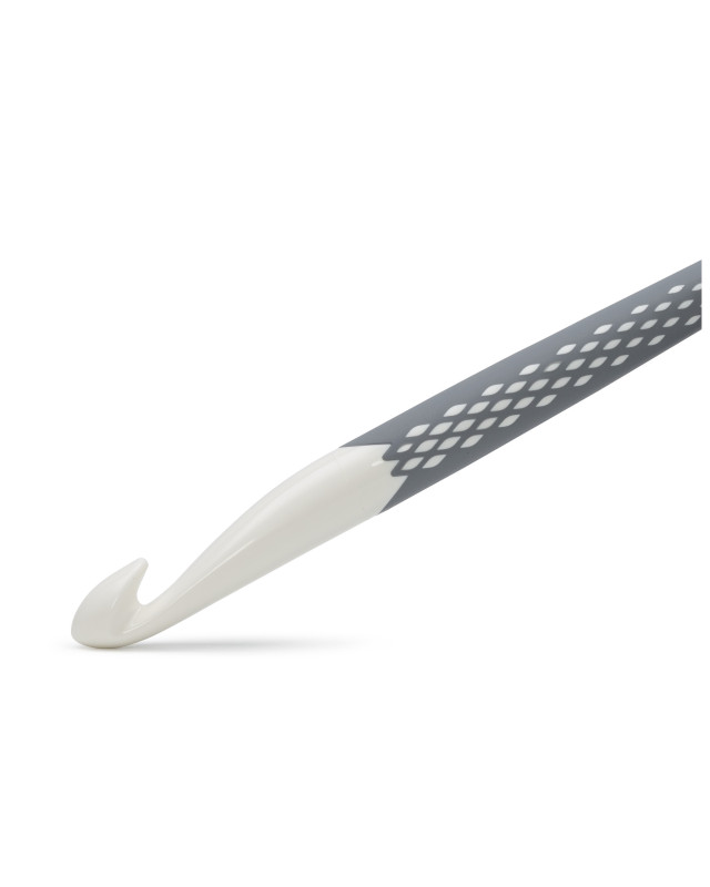 Crochet -Laine - Ergonomique -Gris - 15mm - Mercerine