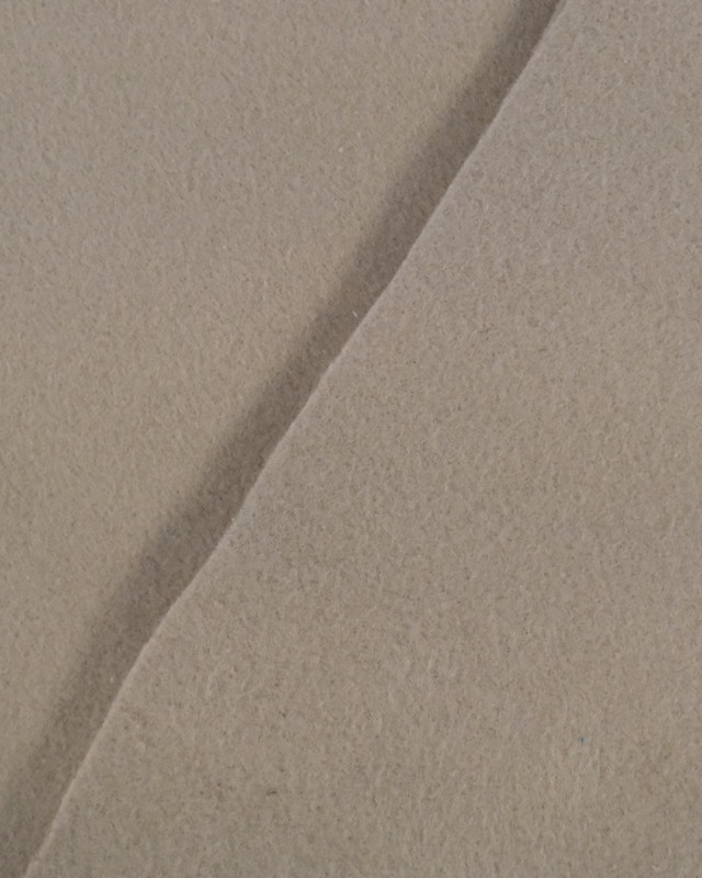 Tissu Tissu Polaire Coton Beige Lola Oeko tex  - Mercerine