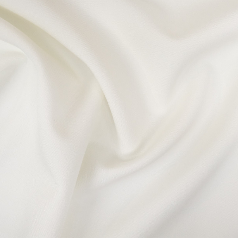 Tissu Crêpe Blanc Nora - Mercerine