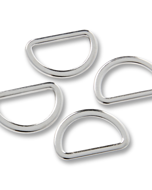 Anneaux demi rond -20mm - Argent - Prym