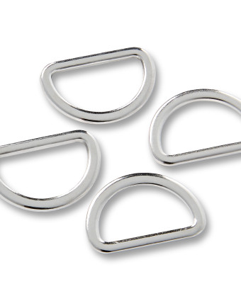 Anneaux demi rond -20mm - Argent - Prym