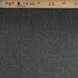  Lainage gris Chevrons ton sur ton carreau ocre  - 10cm -  Mercerine