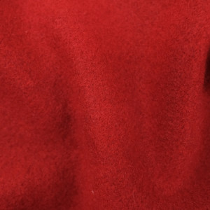 Tissu effet Caban Rouge x10cm