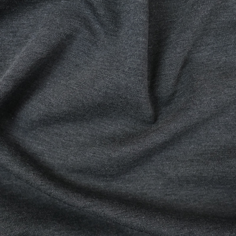 Tissu polyester viscose chevron gris - Tissu au metre - Vente de tissu