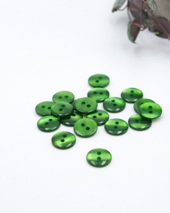 Bouton à coudre classique Vert