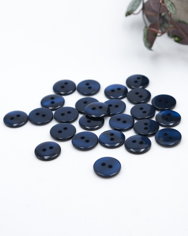 Bouton à coudre classique Bleu Marine