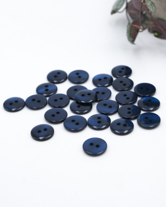 Bouton à coudre classique Bleu Marine