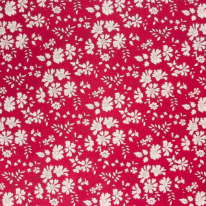 Coton Liberty Fabrics Capel F rouge framboise -  Mercerine
