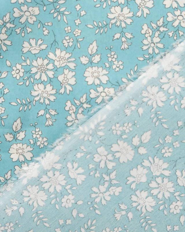 Tissu Liberty Fabrics Capel bleu vert N