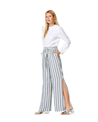 Patron Burda Pantalon léger  - Burda 6199 - Mercerine