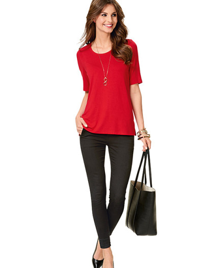 Patron de couture  T-shirt - Burda 6611 - Mercerine