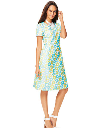 Patron de couture  Robe - Burda 6627 - Mercerine
