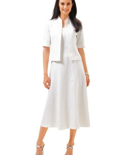 Patron de couture  Robe et veste - Burda 6687 - Mercerine