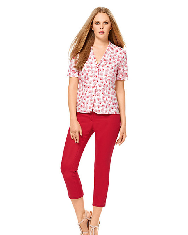 Patron de couture  Blouse - Burda 6533 - Mercerine
