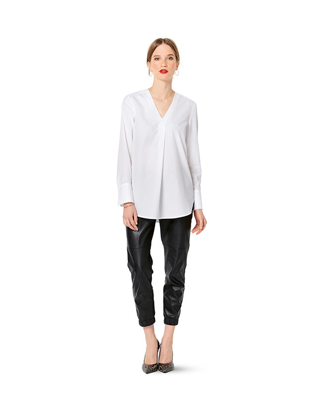 Patron Burda Blouse à longues  - Burda 6278 - Mercerine