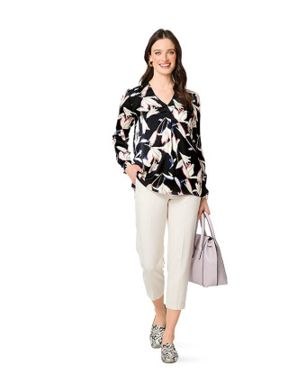 Patron Burda Blouse à longues  - Burda 6278 - Mercerine