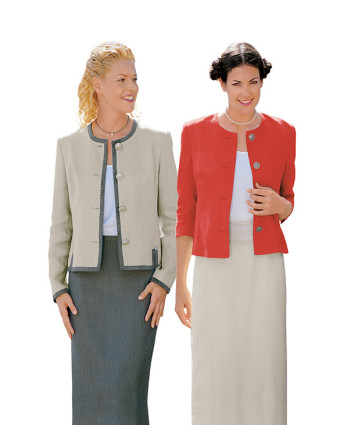 Patron de couture  Veste - Burda 8949 - Mercerine