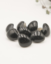Nez noir  pour peluches 14mm