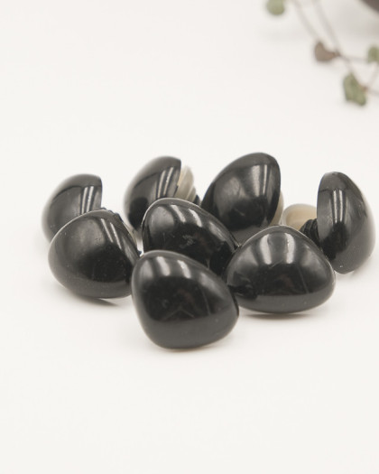 Nez - museau pour peluches - Noir - 20mm - Mercerie - Mercerine