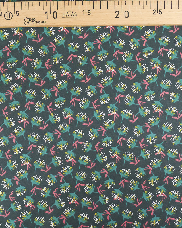 Coton - Ombilo - Cypres - 150cm - Tissus au metre - Oekotex - Mercerine