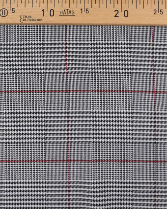  Tissu écossais Pied Prince-10CM -  Mercerine