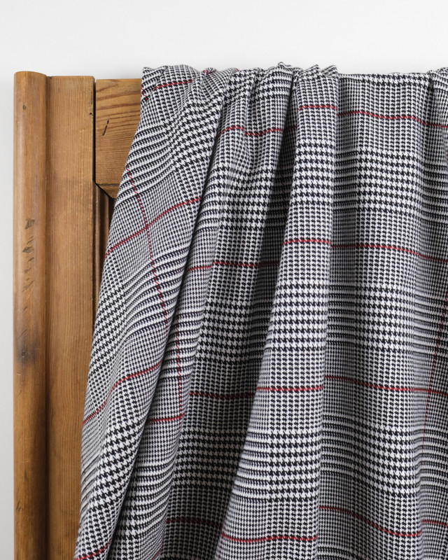  Tissu écossais Pied Prince-10CM -  Mercerine