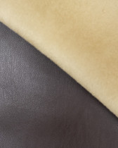 Simili Cuir Envers Suédine chocolat x10cm