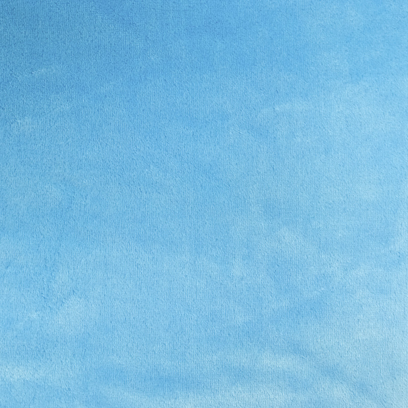 Tissu polaire Turquoise uni Leandro - Tissu oeko-tex - Mercerine
