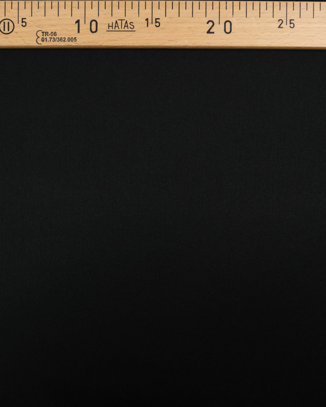 Tissu Jupe Veste Pantalon Prune : gabardine noir - Mercerine
