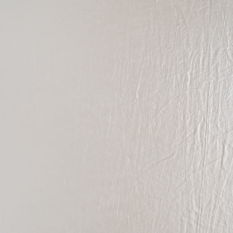 Simili cuir blanc nacre texturé Niks - 10cm -  Mercerine