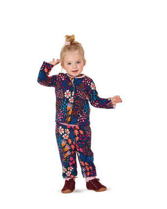 Patron de couture bébé gilet pantalon sarouel - Burda 9293 - Mercerine