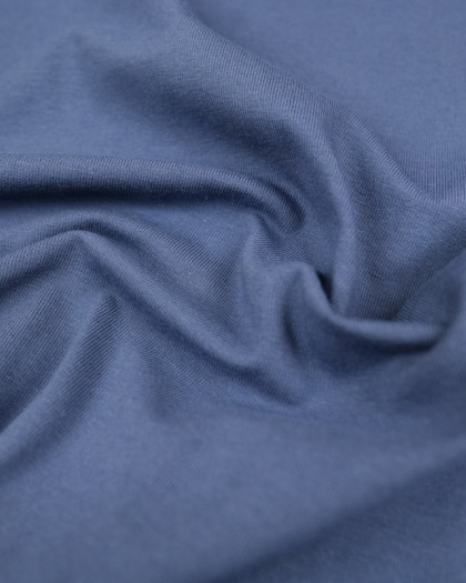 Jersey indigo coton oekotex Lise x10cm -  Mercerine