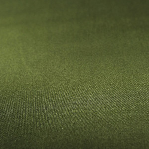 Tissu Satin de coton vert armée stretch - 10cm -  Mercerine
