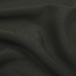 Tissu Crêpe noir x10cm -  Mercerine