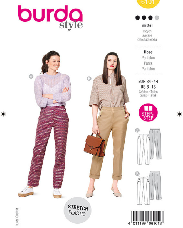 Patron Pantalon Burda - Mercerine