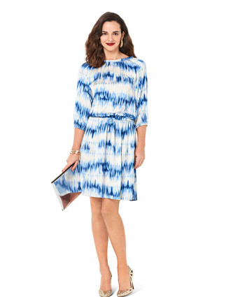 Patron de couture Femme Blouse Robe Burda 6111 - Mercerine