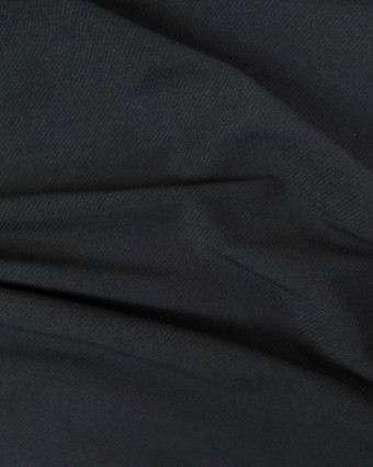 Sergé noir bengaline - 10cm