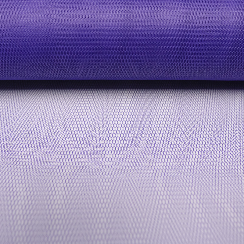Tulle violet rigide largeur 150cm - 10cm - Mercerine