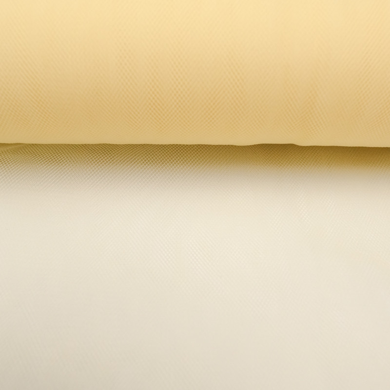 Tulle beige souple largeur 300cm  - 10cm - Mercerine