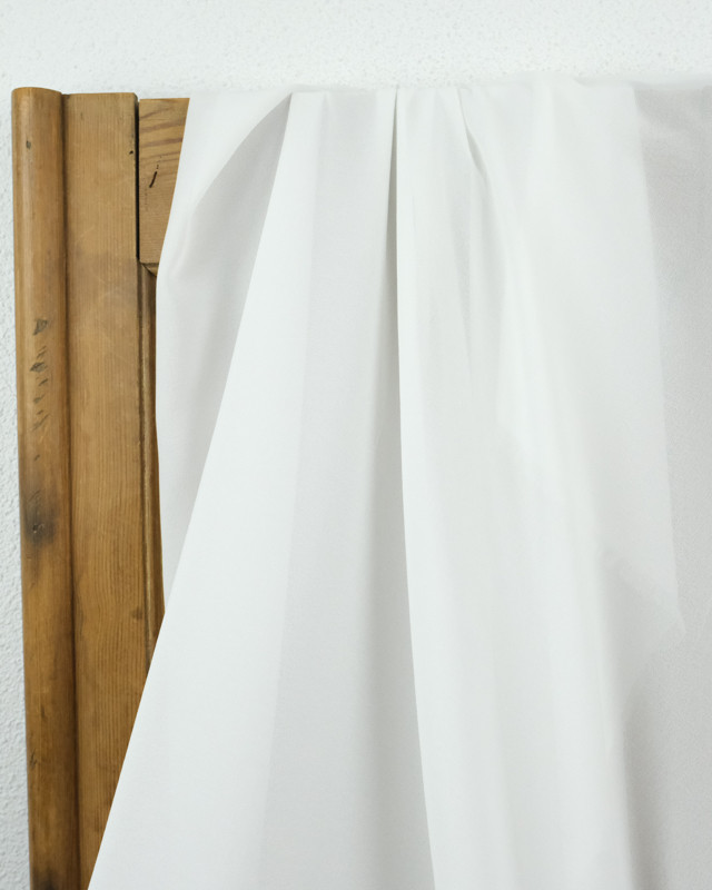 Voile crêpe écru x10cm -  Mercerine