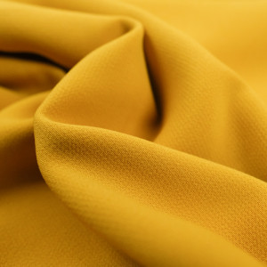 Tissu pour robe, jupe jaune Septenta x10cm -  Mercerine