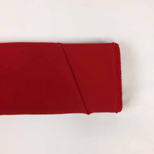 Tissu pour robe, jupe rouge Septenta x10cm -  Mercerine