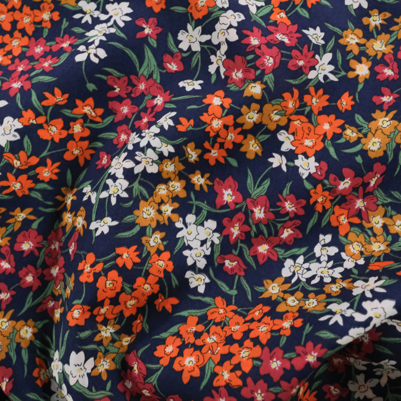 Coton Liberty Fabrics Sea Blossoms C