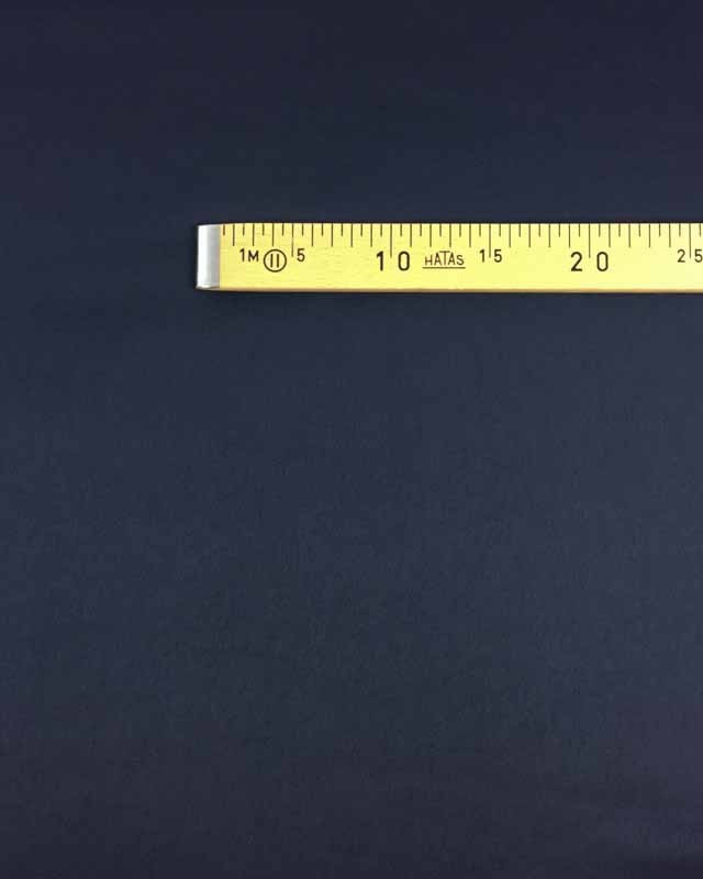 Tissu crêpe envers satin bleu marineCristina x10cm -  Mercerine